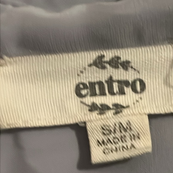 Entro Oversized Blous Top Size S/M - Picture 2 of 4
